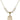 Saint Columbanus Crystal Necklace | 3/4 inch | 6mm Beads   14kt Gold Filled