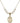 Saint Columbanus Crystal Necklace | 3/4 inch | 6mm Beads   14kt Gold Filled