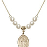 Saint Wolfgang Crystal Necklace | 3/4 inch | 6mm Beads   14kt Gold Filled