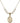 Saint Luigi Orione Crystal Necklace | 3/4 inch | 6mm Beads   14kt Gold Filled