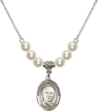 Saint Hannibal Crystal Necklace | 3/4 inch | 6mm Beads