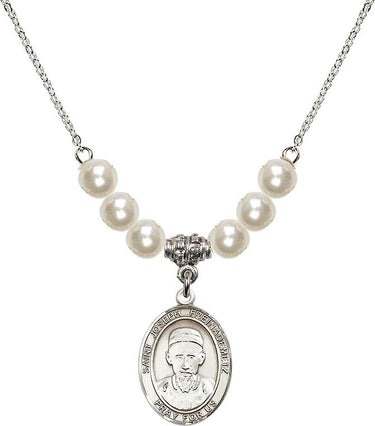 Saint Joseph Freinademetz Crystal Necklace | 3/4 inch | 6mm Beads