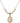 Saint Louis Marie de Montfort Crystal Necklace | 3/4 inch | 6mm Beads   14kt Gold Filled