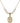 Saint Rene Goupil Crystal Necklace | 3/4 inch | 6mm Beads   14kt Gold Filled