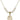 Immaculate Heart of Mary Crystal Necklace | 3/4 inch | 6mm Beads   14kt Gold Filled