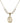 Immaculate Heart of Mary Crystal Necklace | 3/4 inch | 6mm Beads   14kt Gold Filled