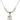 Saint Giles Crystal Necklace | 3/4 inch | 6mm Beads   Sterling Silver
