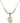 Saint Januarius Crystal Necklace | 3/4 inch | 6mm Beads   14kt Gold Filled