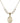 Pope Saint Eugene I Crystal Necklace | 3/4 inch | 6mm Beads   14kt Gold Filled