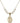 Saint Adrian of Nicomedia Crystal Necklace | 3/4 inch | 6mm Beads   14kt Gold Filled