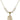Saint Eustachius Crystal Necklace | 3/4 inch | 6mm Beads   14kt Gold Filled