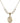 Saint Eustachius Crystal Necklace | 3/4 inch | 6mm Beads   14kt Gold Filled
