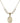 Saint John Chrysostom Crystal Necklace | 3/4 inch | 6mm Beads   14kt Gold Filled
