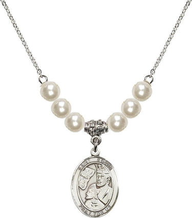 Saint Edwin Crystal Necklace | 3/4 inch | 6mm Beads | N31-8361