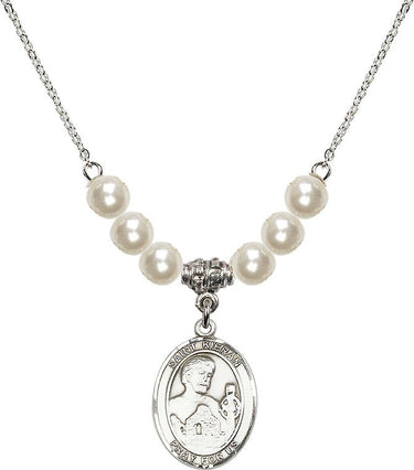 Saint Kieran Crystal Necklace | 3/4 inch | 6mm Beads | N31-8367