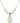 Saint Vitus Crystal Necklace | 3/4 inch | 6mm Beads   14kt Gold Filled