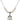 Saint Honorius of Amiens Crystal Necklace | 3/4 inch | 6mm Beads   Sterling Silver