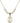 Saint Rocco Crystal Necklace | 3/4 inch | 6mm Beads   14kt Gold Filled