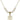 Saint Uriel the Archangel Crystal Necklace | 3/4 inch | 6mm Beads   14kt Gold Filled