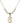 Saint Uriel the Archangel Crystal Necklace | 3/4 inch | 6mm Beads   14kt Gold Filled