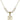 Saint Aidan of Lindesfarne Crystal Necklace | 3/4 inch | 6mm Beads   14kt Gold Filled