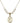 Saint Aidan of Lindesfarne Crystal Necklace | 3/4 inch | 6mm Beads   14kt Gold Filled