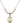 Saint Drogo Crystal Necklace | 3/4 inch | 6mm Beads   14kt Gold Filled