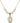 Saint Bernadine of Sienna Crystal Necklace | 3/4 inch | 6mm Beads   14kt Gold Filled