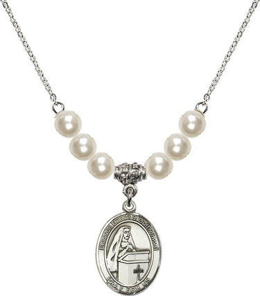 Blessed Emilee Doultremont Crystal Necklace | 3/4 inch | 6mm Beads | N31-8390