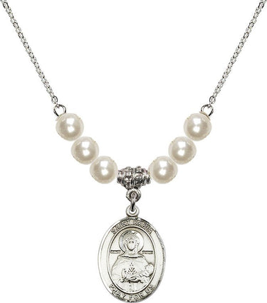 Saint Daria Crystal Necklace | 3/4 inch | 6mm Beads | N31-8396
