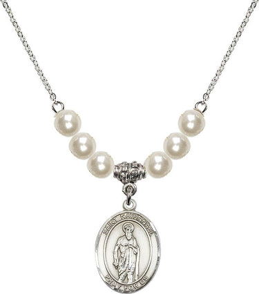 Saint Nathanael Crystal Necklace | 3/4 inch | 6mm Beads | N31-8398