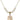 Saint Columbkille Crystal Necklace | 3/4 inch | 6mm Beads   14kt Gold Filled