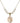 Saint Columbkille Crystal Necklace | 3/4 inch | 6mm Beads   14kt Gold Filled