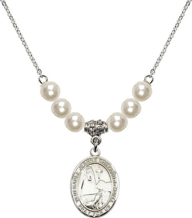 Jeanne Chezard de Matel Crystal Necklace | 3/4 inch | 6mm Beads | N31-8401