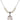 Saint Gerald Crystal Necklace | 3/4 inch | 6mm Beads   Sterling Silver
