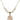 Saint Anthony Mary Claret Crystal Necklace | 3/4 inch | 6mm Beads   14kt Gold Filled
