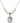Guardian Angel with Children Crystal Necklace | 3/4 inch | 6mm Beads | N31-8439