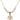 Saint Peter Claver Crystal Necklace | 3/4 inch | 6mm Beads   14kt Gold Filled
