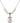 Saint Pius X V Crystal Necklace | 3/4 inch | 6mm Beads | N31-8452