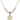 Saint Christopher Crystal Necklace | 3/4 inch | 6mm Beads   14kt Gold Filled