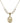 Saint Christopher Crystal Necklace | 3/4 inch | 6mm Beads   14kt Gold Filled