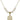 Saint Christopher Crystal Necklace | 3/4 inch | 6mm Beads   14kt Gold Filled