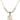 Saint Christopher Crystal Necklace | 3/4 inch | 6mm Beads   14kt Gold Filled