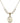 Saint Christopher Crystal Necklace | 3/4 inch | 6mm Beads   14kt Gold Filled