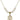 Saint Christopher Crystal Necklace | 3/4 inch | 6mm Beads   14kt Gold Filled