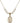 Saint Christopher Crystal Necklace | 3/4 inch | 6mm Beads   14kt Gold Filled