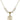 Saint Christopher Crystal Necklace | 3/4 inch | 6mm Beads   14kt Gold Filled