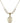 Saint Christopher Crystal Necklace | 3/4 inch | 6mm Beads   14kt Gold Filled