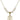 Saint Christopher Crystal Necklace | 3/4 inch | 6mm Beads   14kt Gold Filled
