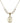 Saint Christopher Crystal Necklace | 3/4 inch | 6mm Beads   14kt Gold Filled